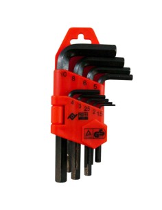 120048* LLAVE ALLEN JGO. 9 PIEZAS CORTAS