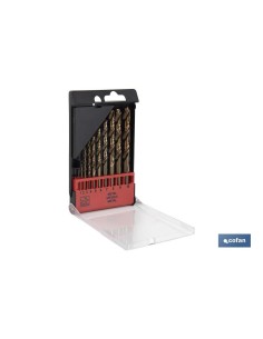 175001ESTUCHE 10 UD BROCA ACERO RAPIDO HSS Ngrados1.5