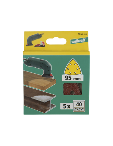 1866000  20 Hojas de esmerilar adh. surt. 95mm