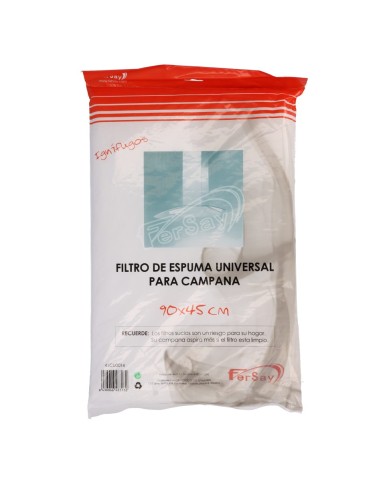 2 UDS FILTRO ESPUMA CAMPANA 60 CM.
