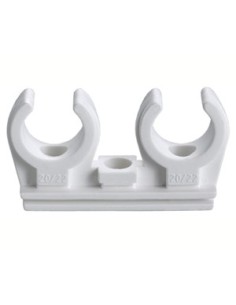 ABRAZADERA DE TUBO DOBLE 14 15MM