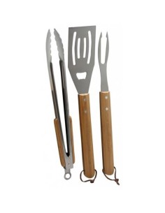 ACCESORIOS PARA BARBACOA MANGO BIMATERIAL 3 PIEZAS