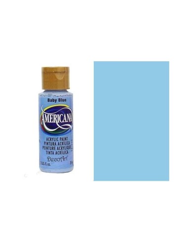 ACRILICO AMERICANA MATE 60cc AZUL BABY Ngrados42·