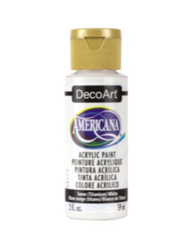 ACRILICO AMERICANA MATE 60cc BLANCO NIEVE Ngrados1·