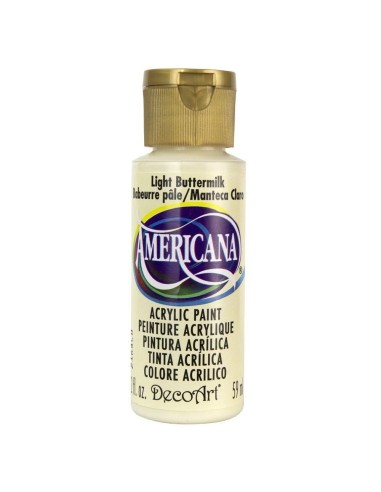 ACRILICO AMERICANA MATE 60cc CREMA CLARO Ngrados164·