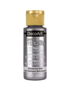 ACRILICO AMERICANA METALIZADO 60cc PLATA Ngrados 70·