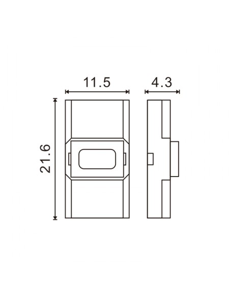 Conector UltraMini para Tira 10MM 12V-24V Monocolor