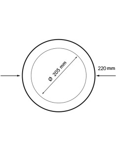 Panel LED Circular Serie Slim 20W  6000K