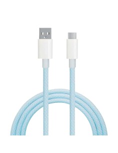 Cable USB a USB Tipo C nylon trenzado 1,5M
