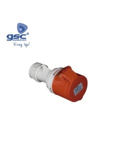 Base aerea Cetac 5P (3P+N+t) 16A IP44 Roja