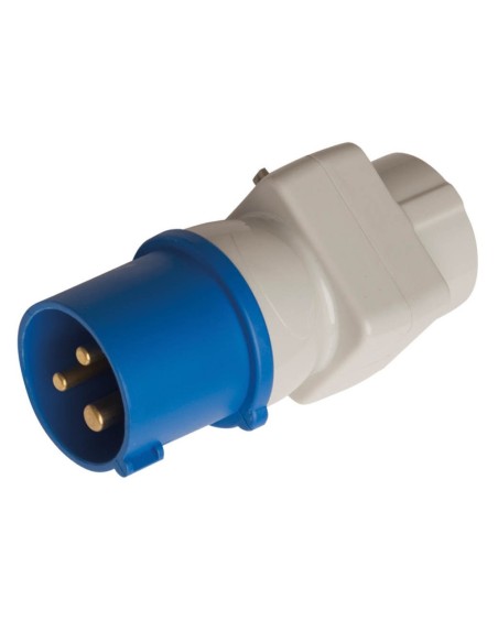 Adaptador de clavija 3P (2P+t) 16A a base sucko