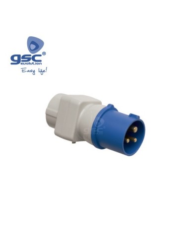 Adaptador de clavija 3P (2P+t) 16A a base sucko