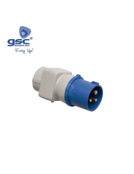 Adaptador de clavija 3P (2P+t) 16A a base sucko