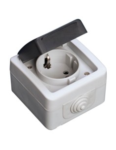 Base simple estanca 16A IP44