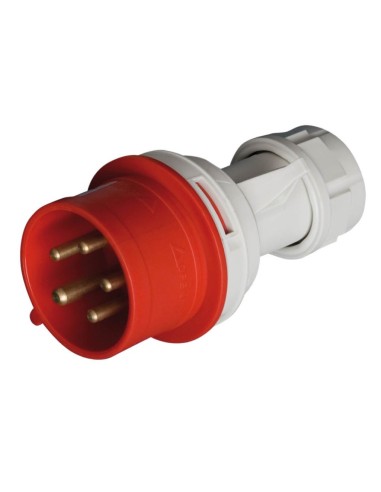 Clavija Cetac 5P (3P+N+t) 32A IP44 Roja