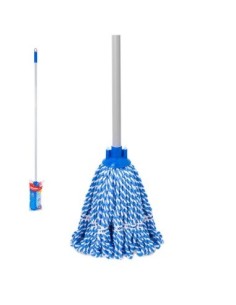 FREGONA MICROFIBRA MANGO METAL