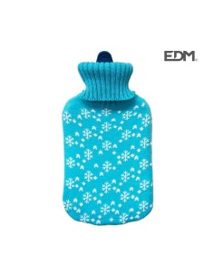 BOLSA DE AGUA AZUL COPOS BLANCOS 2L