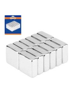 JUEGO 12 PZS IMAN NEODIMIO 10X10X4MM WADFOW