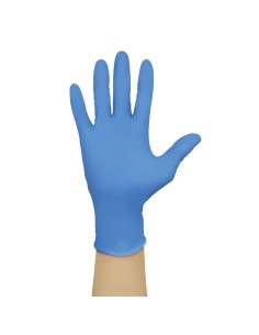 Caja 100 guantes desechables de nitrilo Azul