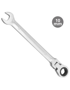 Llave combinada con crique articulado CR V 10mm