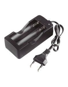Cargador 2 pilas recargable 18650