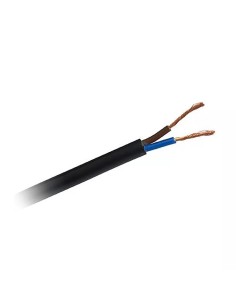 MANGUERA 2 0,75MM PLANA NEGRA (AUDIO)
