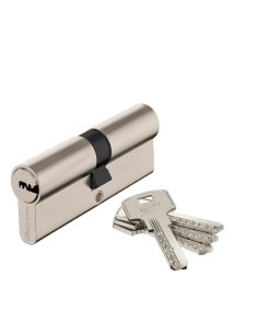 CILINDRO SEGURIDAD NIQUEL LEVA CORTA 40X40