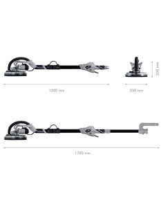 Lijadora Paredes-Techos 750 W