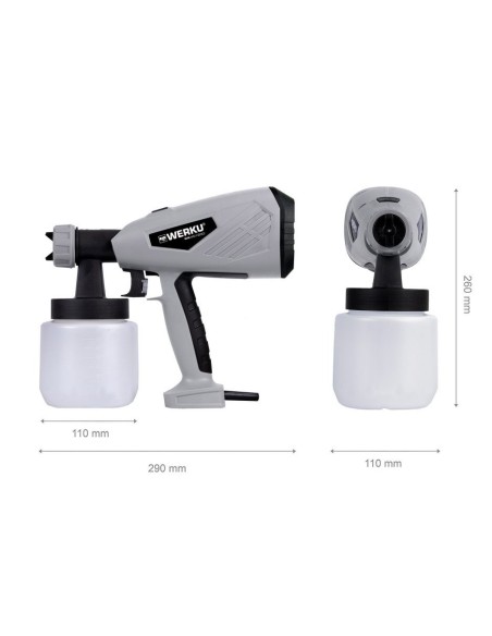 Pistola Pintar Succión 500 W