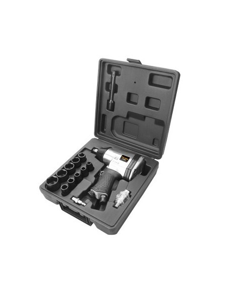 PISTOLA NEUMATICA 1/2" SET 17 PZS TOLSEN