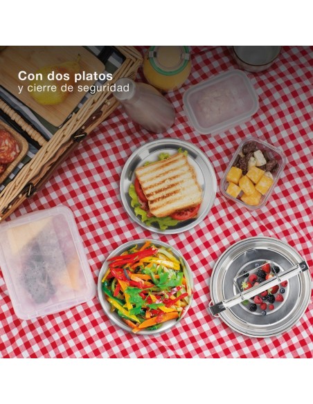 Fiambrera acero inox Ø20cm