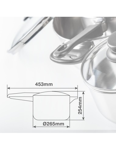 Olla express rápida 8L Ø240mm