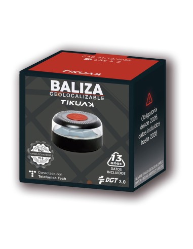 PACK BALIZA V16 DE EMERGENCIA HOMOLOGADA CONECTADA GEOLOCALIZABLE CON DGT 3.0