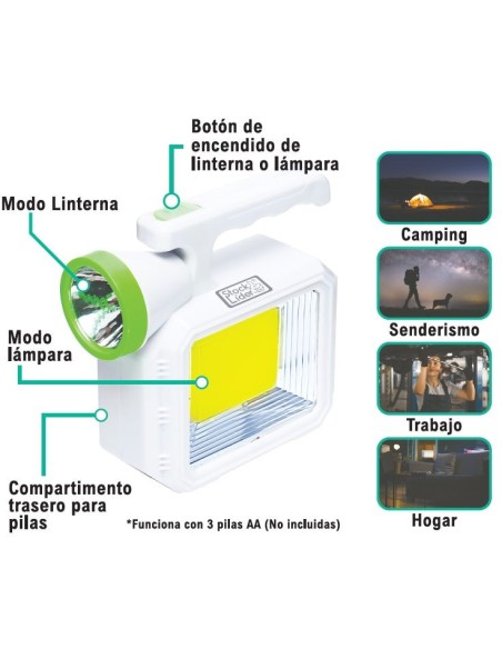 Lámpara y linterna LED