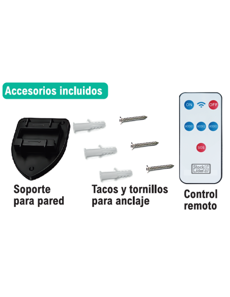 Farola solar 108 LED COB