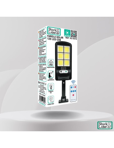 Farola solar 120 LED COB