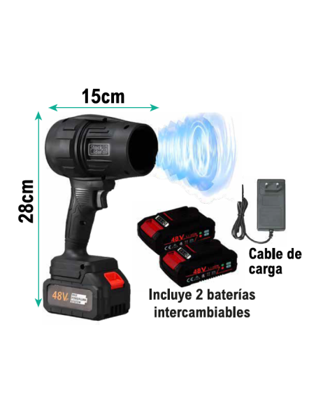 Soplador turbo de aire comprimido