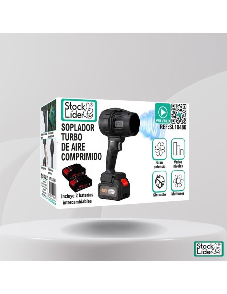 Soplador turbo de aire comprimido