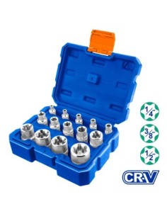 JUEGO 14 LLAVES DE VASO TIPO E WADFOW