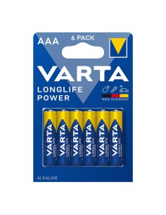 PILA ALKALINA LR 3 VARTA (BLISTER 6 PILAS 4+2)