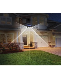 Aplique solar LED orientable Siltala 5,92W 6500K Negro