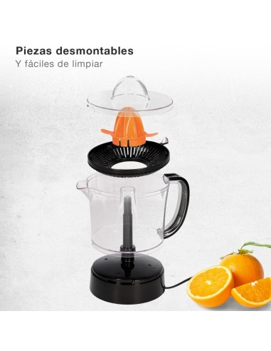 Exprimidor eléctrico Bekily 1L 40W Negro