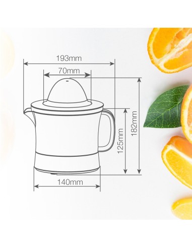 Exprimidor eléctrico Bekily 1L 40W Negro