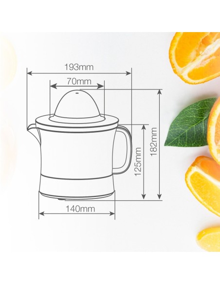 Exprimidor eléctrico Bekily 1L 40W Negro