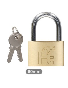 Candado arco corto de acero 60mm