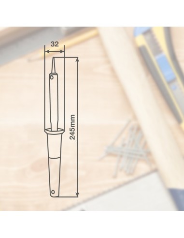 Soldador eléctrico estaño 230V 40W   Blíster