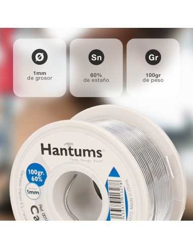 Carrete de estaño 100gr 60% 1mm