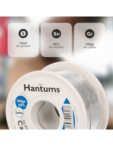 Carrete de estaño 100gr 60% 1mm