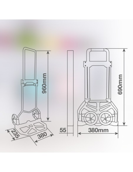 Carretilla plegable Ma . 60kg