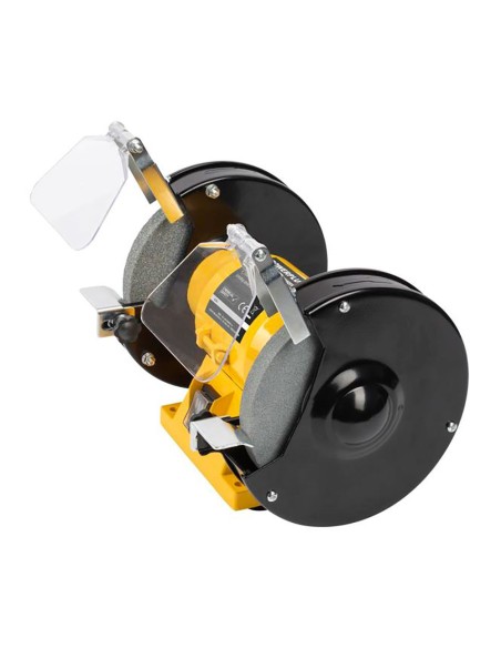 POWERPLUS ESMERILADORA DE BANCO + 2 RUEDAS ABRASIVAS DE Ø150 mm, 150 W